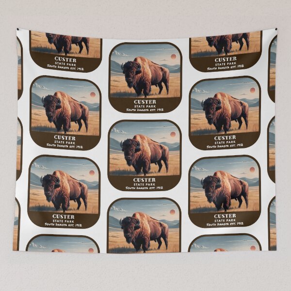 Item preview, Vintage Custer State Park (South Dakota State Park) designed and sold by RabbitK.