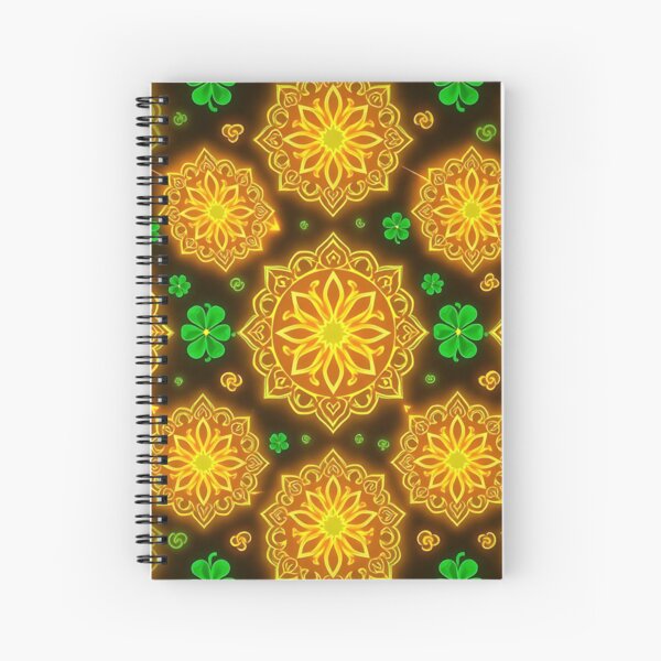 Item preview, Celtic Mandalas and shamrock Seamless Pattern designed and sold by FestivityFinds.