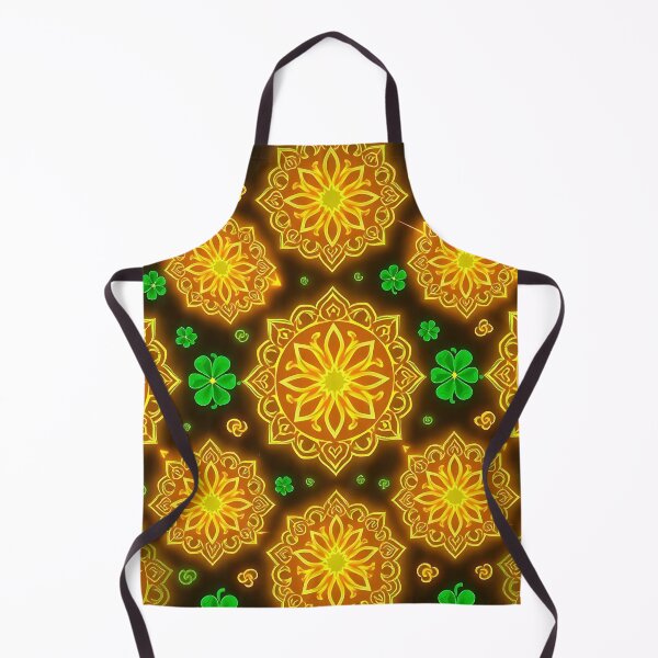 Item preview, Celtic Mandalas and shamrock Seamless Pattern designed and sold by FestivityFinds.