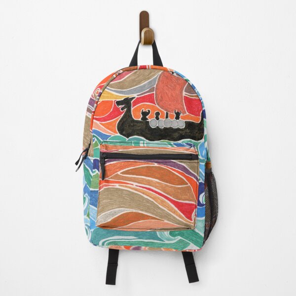 Item preview, Viking Ship at Sunset designed and sold by Betsy Phillips.