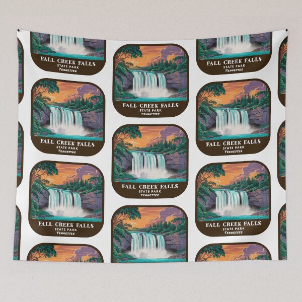 Item preview, Vintage Fall Creek Falls State Park (Tennessee State Park) designed and sold by RabbitK.