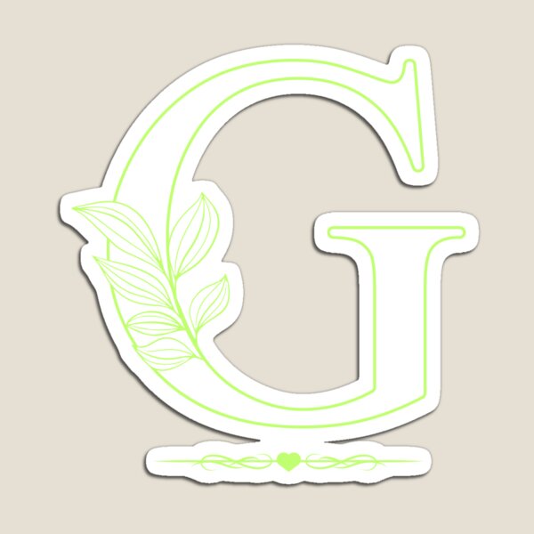 Item preview,  LETTER "G" designed and sold by Fekra-Design.