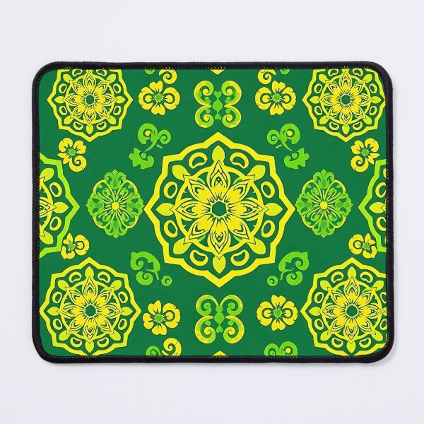 Item preview, Celtic Mandalas, Shamrocks, and Spirals in Emerald Green, and Gold designed and sold by FestivityFinds.