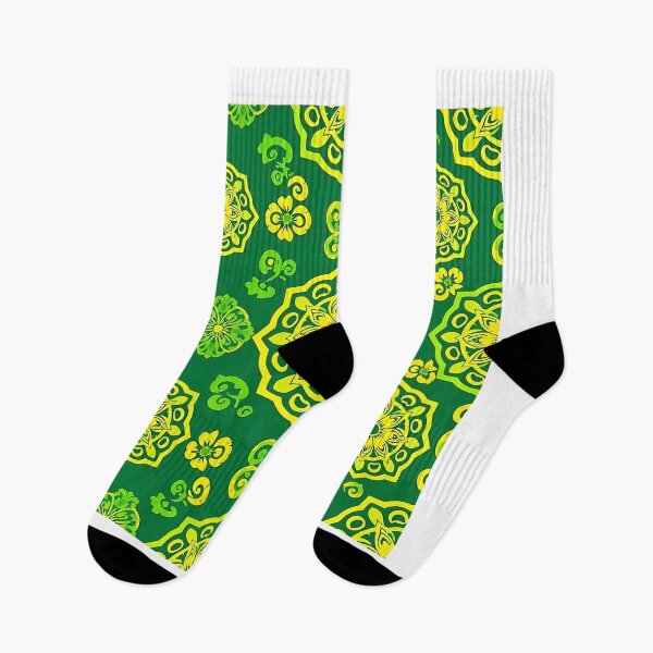 Item preview, Celtic Mandalas, Shamrocks, and Spirals in Emerald Green, and Gold designed and sold by FestivityFinds.