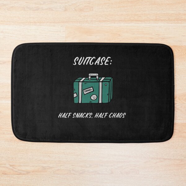 Item preview,  Suitcase: half snacks, half chaos designed and sold by nomadwanderer.
