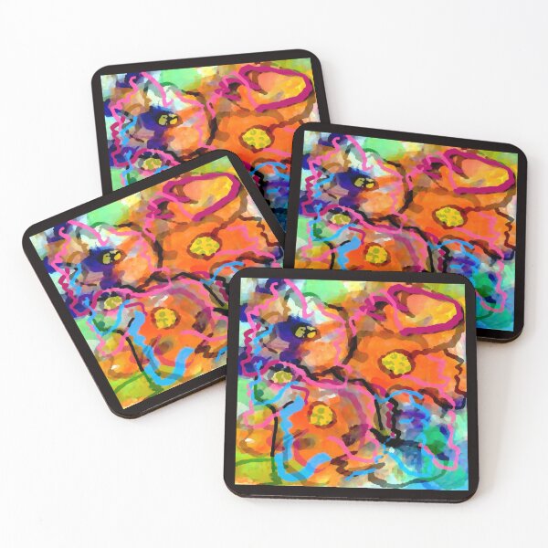 Item preview, Abstract Flowers designed and sold by ViaARTfactory.