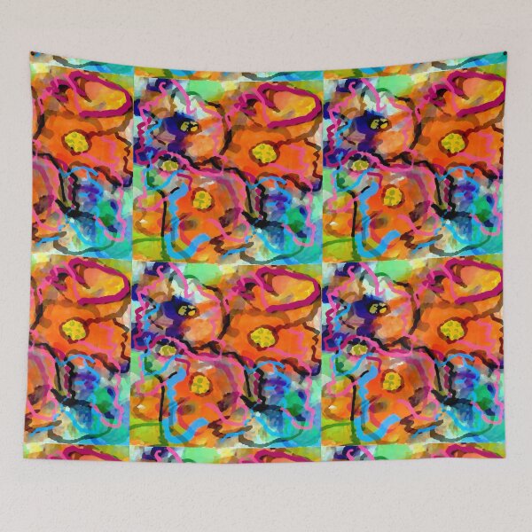 Item preview, Abstract Flowers designed and sold by ViaARTfactory.