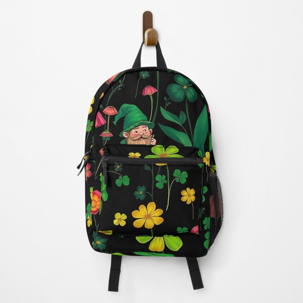 Item preview, Leprechaun with Oversized Flowers designed and sold by FestivityFinds.