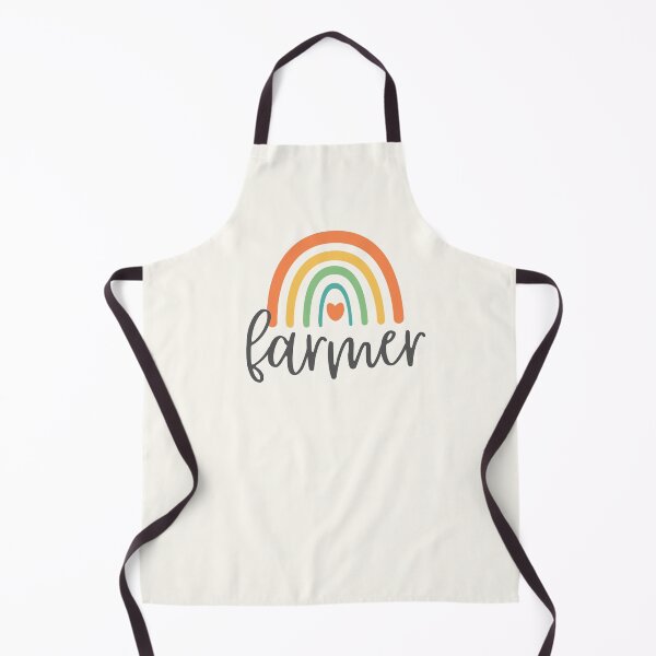Item preview, Farmer - Colorful Rainbow - Heart - Career designed and sold by patternjp.