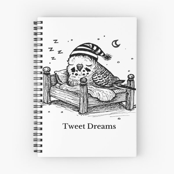 Item preview, Tweet Sueños Periquito durmiendo designed and sold by ThatBird.