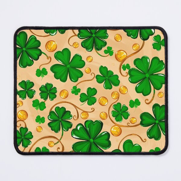 Item preview, Shamrocks with Gold Coins designed and sold by FestivityFinds.