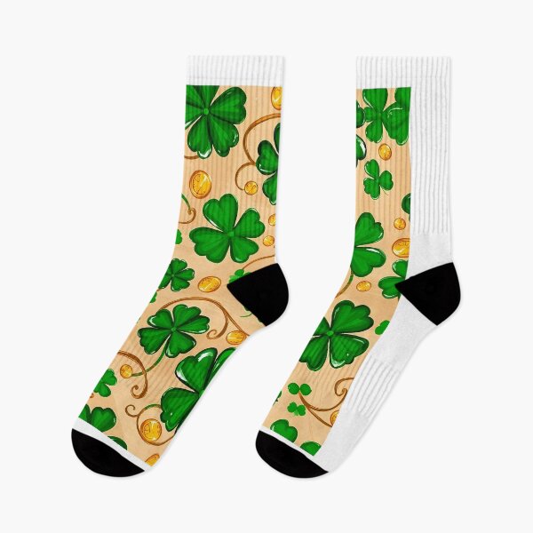 Item preview, Shamrocks with Gold Coins designed and sold by FestivityFinds.