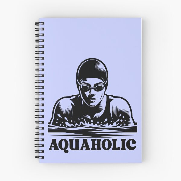 Item preview, Aquaholic - swim team - woman swimmer designed and sold by EvergreenWhimsy.