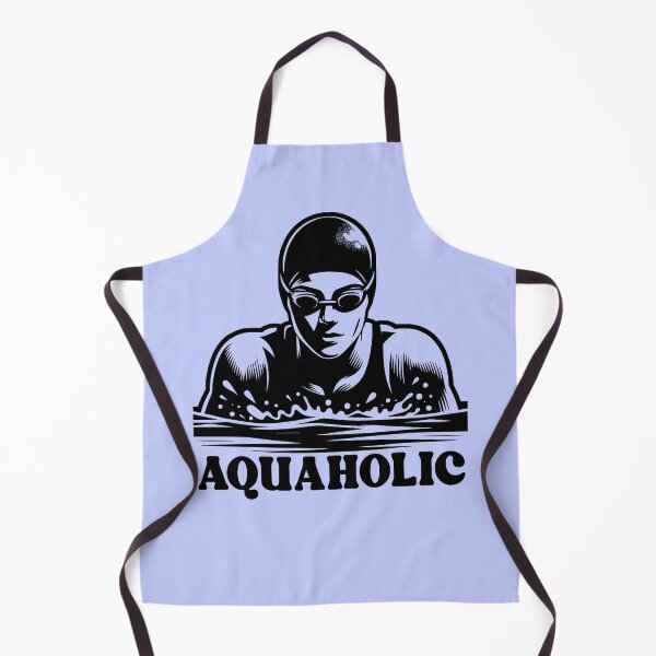 Item preview, Aquaholic - swim team - woman swimmer designed and sold by EvergreenWhimsy.