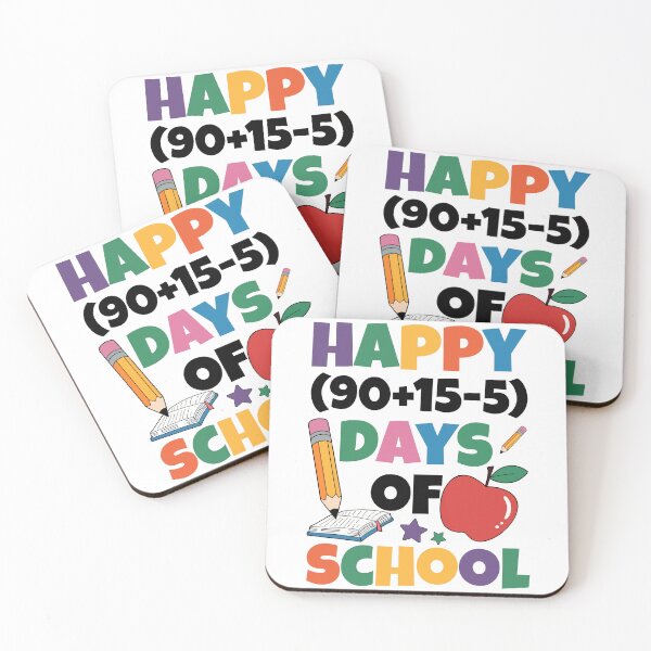 Item preview, Math Equation Happy 100 Days Of School designed and sold by Stick-Artistry.