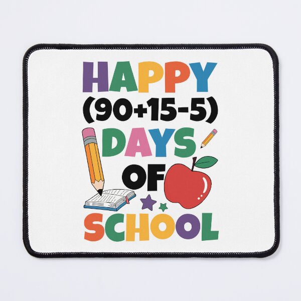 Item preview, Math Equation Happy 100 Days Of School designed and sold by Stick-Artistry.