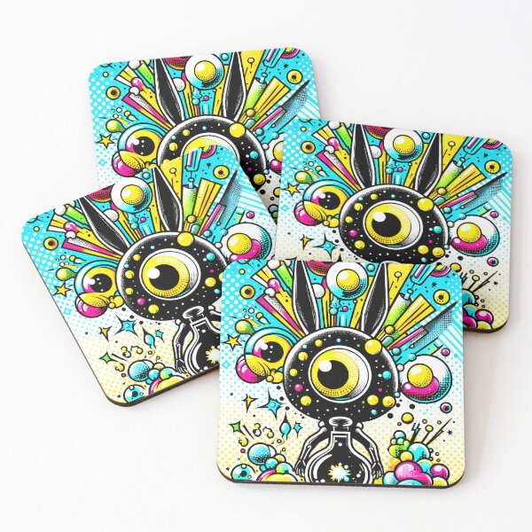 Item preview, Cosmic Rabbit with Multiple Eyes designed and sold by Astralia.