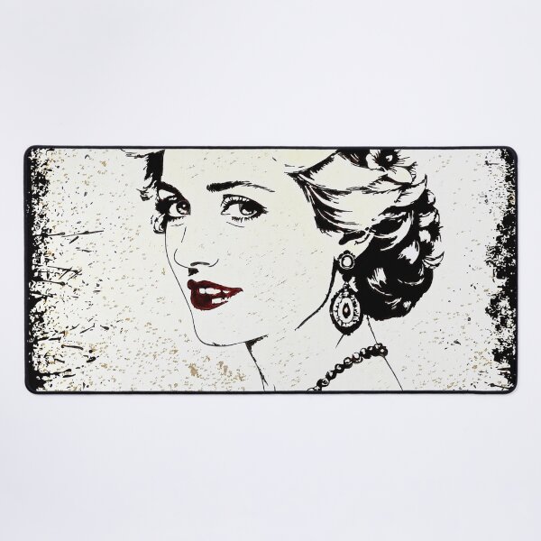 Item preview, Timeless Diana: A Black and White Portrait designed and sold by Hen-C-Art.