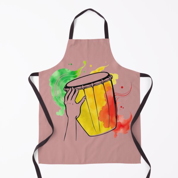 Item preview, Vibrant Drumbeat Watercolor Art designed and sold by DehatiCanvas.