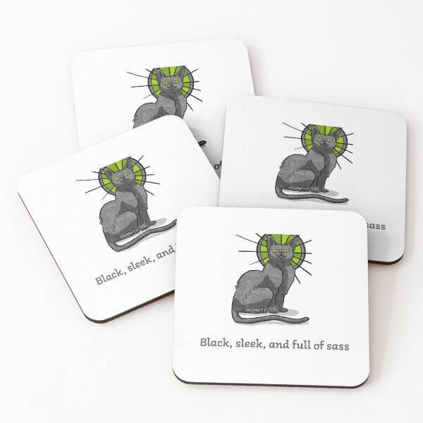 Item preview, Black, sleek, and full of sass designed and sold by nomadwanderer.