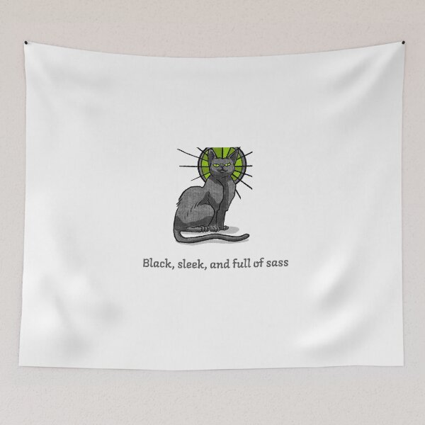 Item preview, Black, sleek, and full of sass designed and sold by nomadwanderer.
