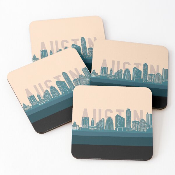 Item preview, austin skyline designed and sold by BekimART2.
