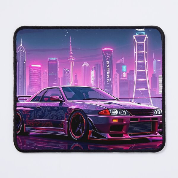 Artikelvorschau, Getunter Nissan Silvia im Austellungsraum, Cyberpunk Kunst entworfen und verkauft von Salimgor Hangaround Music.