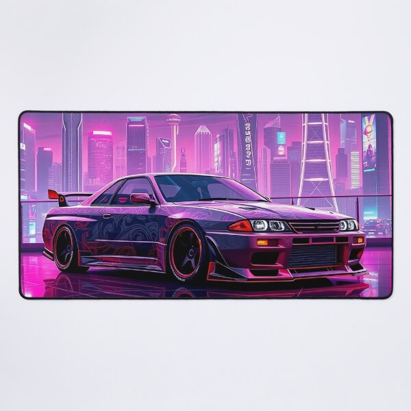 Item preview, Tuned Nissan Silvia in the exhibition room, Cyberpunk art designed and sold by Salimgor Hangaround Music.