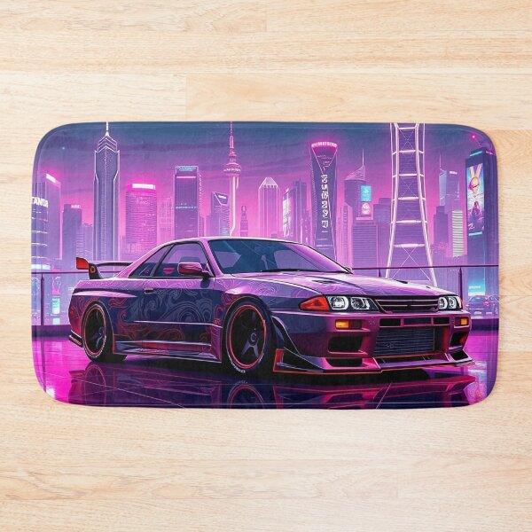 Item preview, Tuned Nissan Silvia in the exhibition room, Cyberpunk art designed and sold by Salimgor Hangaround Music.