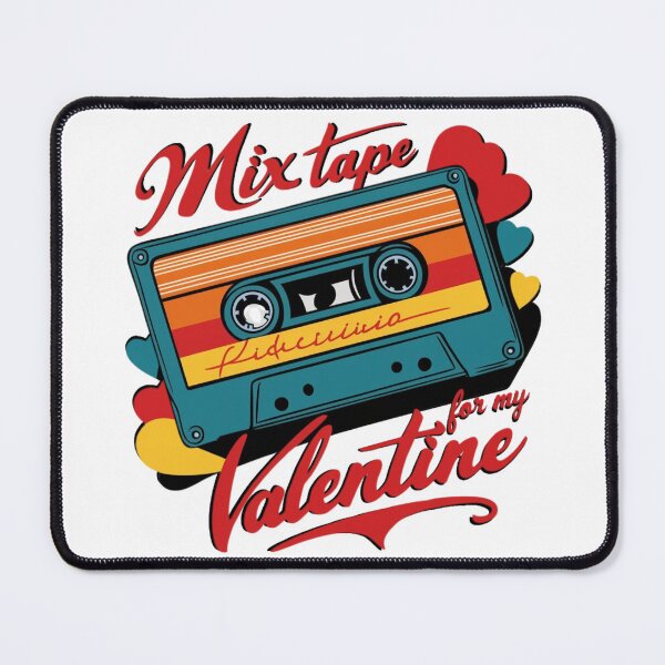 Item preview, Mix Tape for My Valentine - Retro Love Vibes T-Shirt designed and sold by GIRmade.