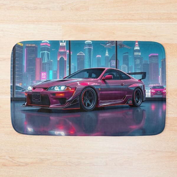 Item preview, Futuristic Nissan Silvia in the exhibition room, cyberpunk art designed and sold by Salimgor Hangaround Music.