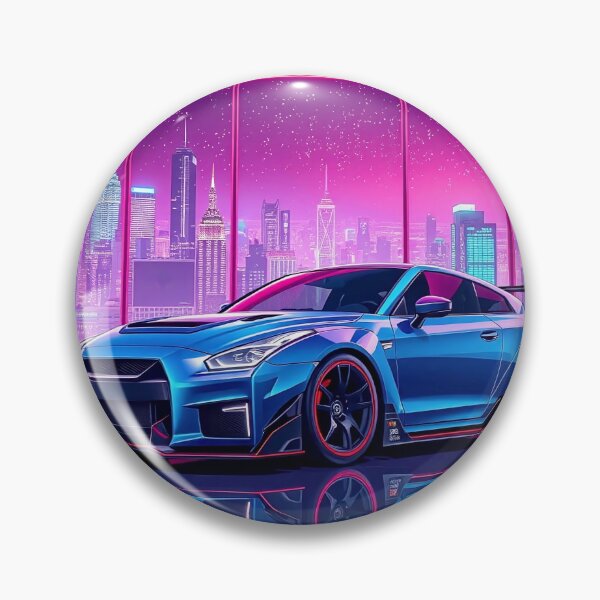 Item preview, Modern tuned Nissan in the showroom with city in the background designed and sold by Salimgor Hangaround Music.
