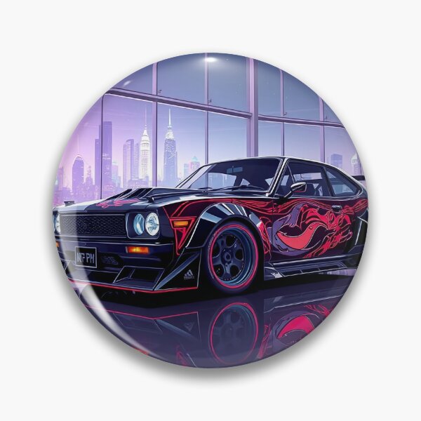 Item preview, Classic tuned Nissan in the showroom with city in the background designed and sold by Salimgor Hangaround Music.