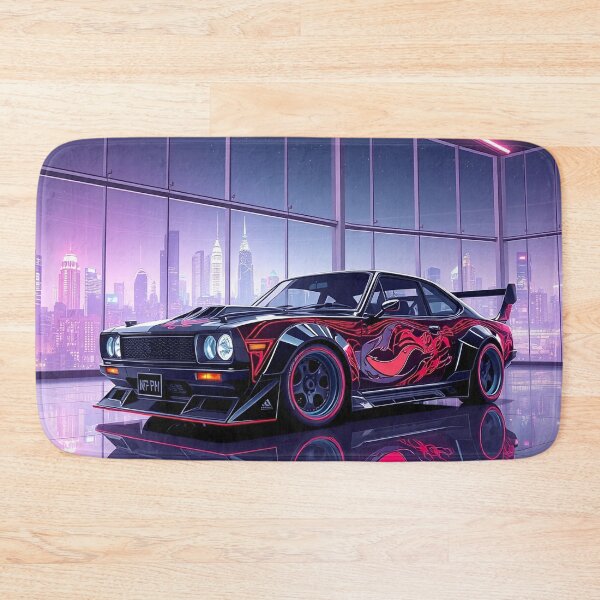 Item preview, Classic tuned Nissan in the showroom with city in the background designed and sold by Salimgor Hangaround Music.