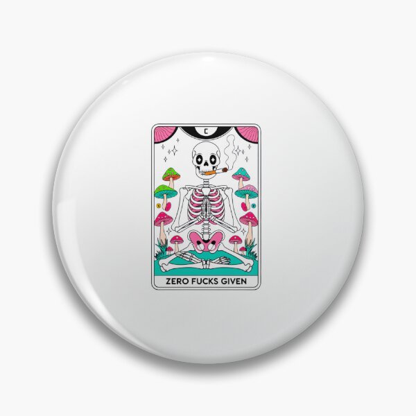Item preview, Zero fucks given, skeleton, mushrooms, funnyfits70, Humor, Funny, retro, vintage, funny quotes, animal humor, designed and sold by FunnyFits70.