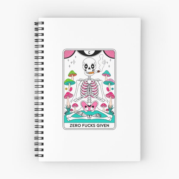 Item preview, Zero fucks given, skeleton, mushrooms, funnyfits70, Humor, Funny, retro, vintage, funny quotes, animal humor, designed and sold by FunnyFits70.
