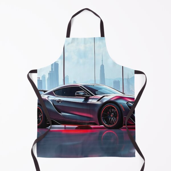 Item preview, Modern tuned Toyota Supra in the showroom with city silhouette designed and sold by Salimgor Hangaround Music.