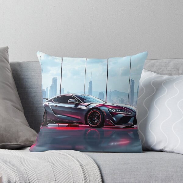 Item preview, Modern tuned Toyota Supra in the showroom with city silhouette designed and sold by Salimgor Hangaround Music.