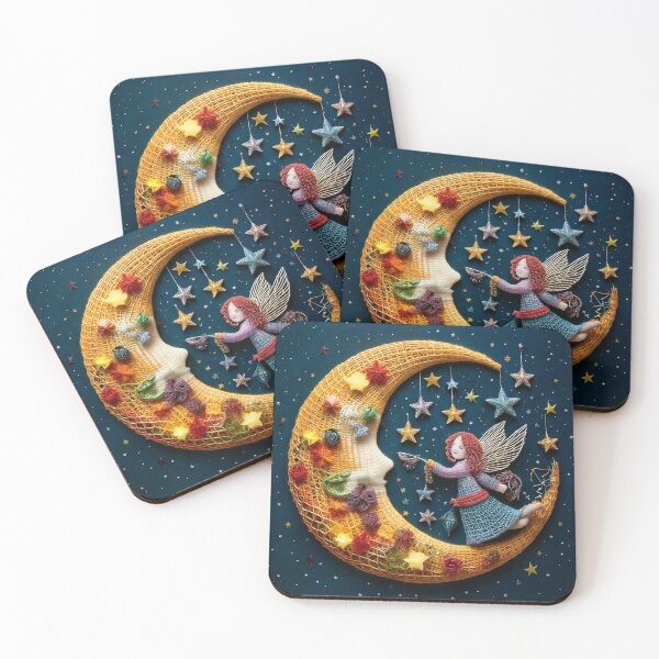Item preview, moon fairy and stars designed and sold by AskPolly.