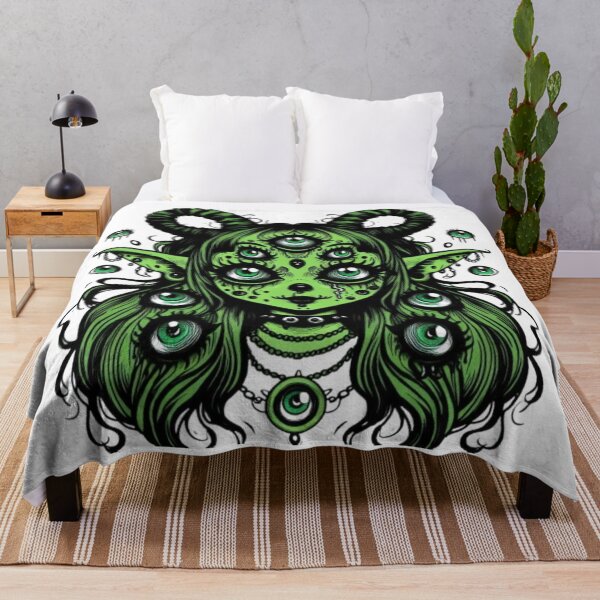 Item preview, Green demon Zombie Girl designed and sold by SublimeFairy.