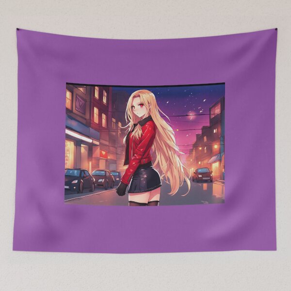 Item preview, City Lights and Crimson Charm designed and sold by e-not-shop.
