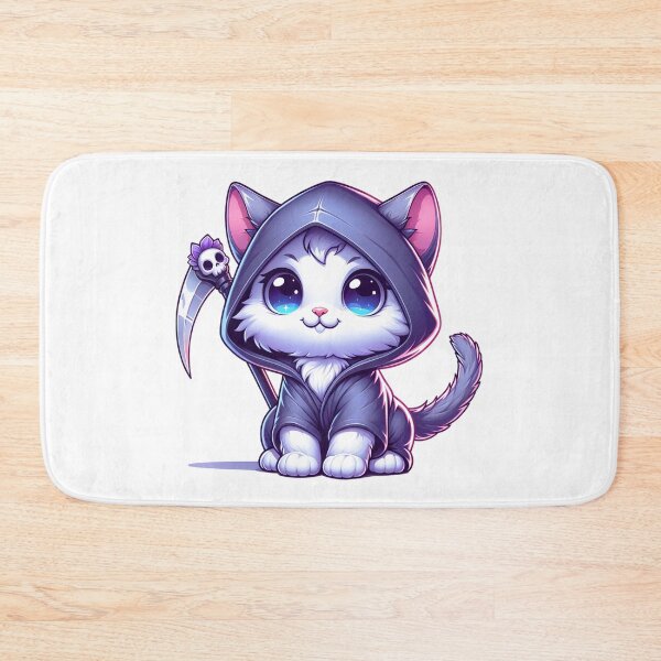 Item preview, Kawaii Kitten Grim Reaper designed and sold by 2ndSketch.