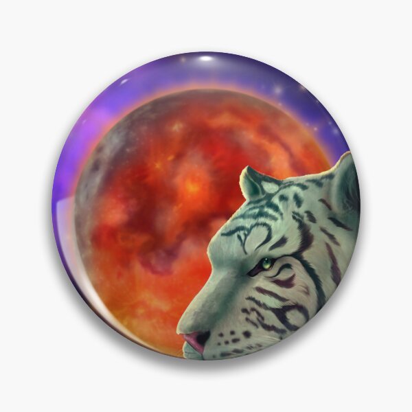 Item preview, Tiger on a moonlit night designed and sold by Gohan25.