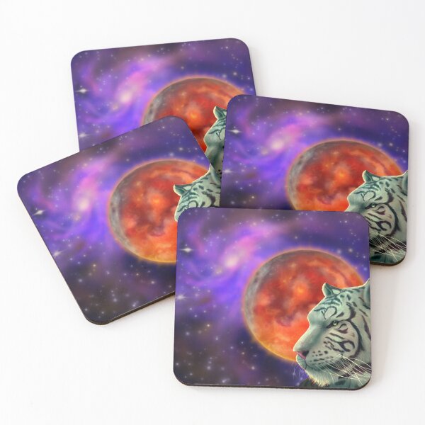 Item preview, Tiger on a moonlit night designed and sold by Gohan25.