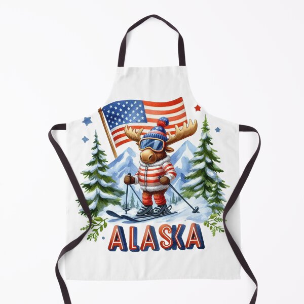 Artikelvorschau, Alaska Ski Elch entworfen und verkauft von erkinmaddison.