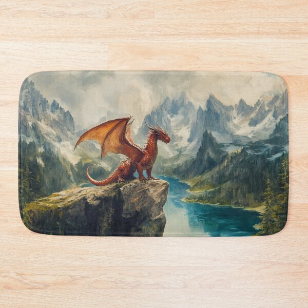 Item preview, Elder Red Dragon Mountains designed and sold by GrinGalore.