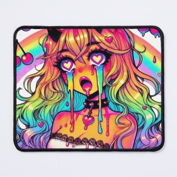 Item preview, Crying Rainbow Cute Cherry Demon Babe designed and sold by SublimeFairy.