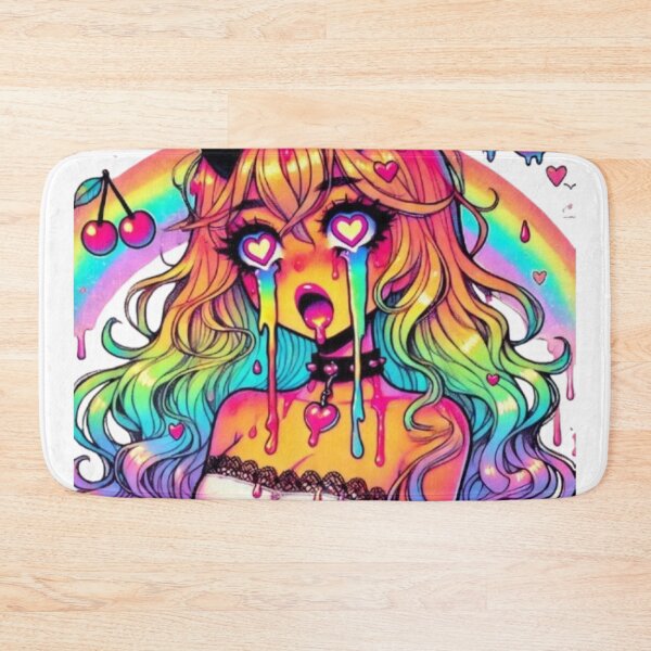 Item preview, Crying Rainbow Cute Cherry Demon Babe designed and sold by SublimeFairy.