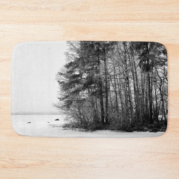 Item preview, Lakeview. Pyhajarvi winter 2025 1 bw designed and sold by Jouko Lehto Photography.