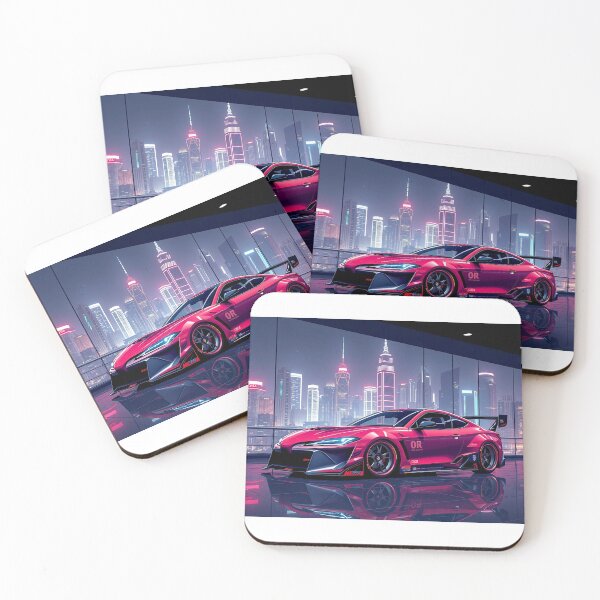 Artikelvorschau, Konzept Auto Toyota Celica/Supra Cyberpunk Stil, Sifi Kunst entworfen und verkauft von Salimgor Hangaround Music.